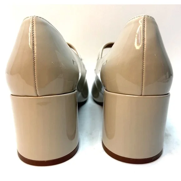 Journee Collection Women's Okenna Mary Jane Block Heel Pumps Grey Size 7.5W NWT - Picture 7 of 11